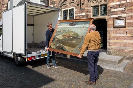 Logboek Restauratie Beleg van Woerden voltooid - schilderij is terug in het museum!